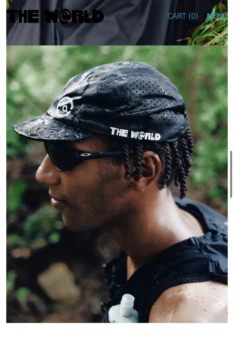 thewarld Reflective Logo Cap Black